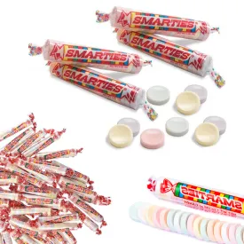 12 Bags Bulk Smarties Candy Rolls Original Wrapped Classic Party Favor 3.75lbs