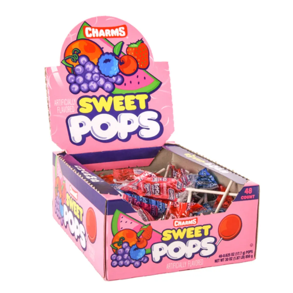 32 Pcs Charms Lollipops Sweet Pops Sucker Stick Candy Lollypop Treat Party Favor