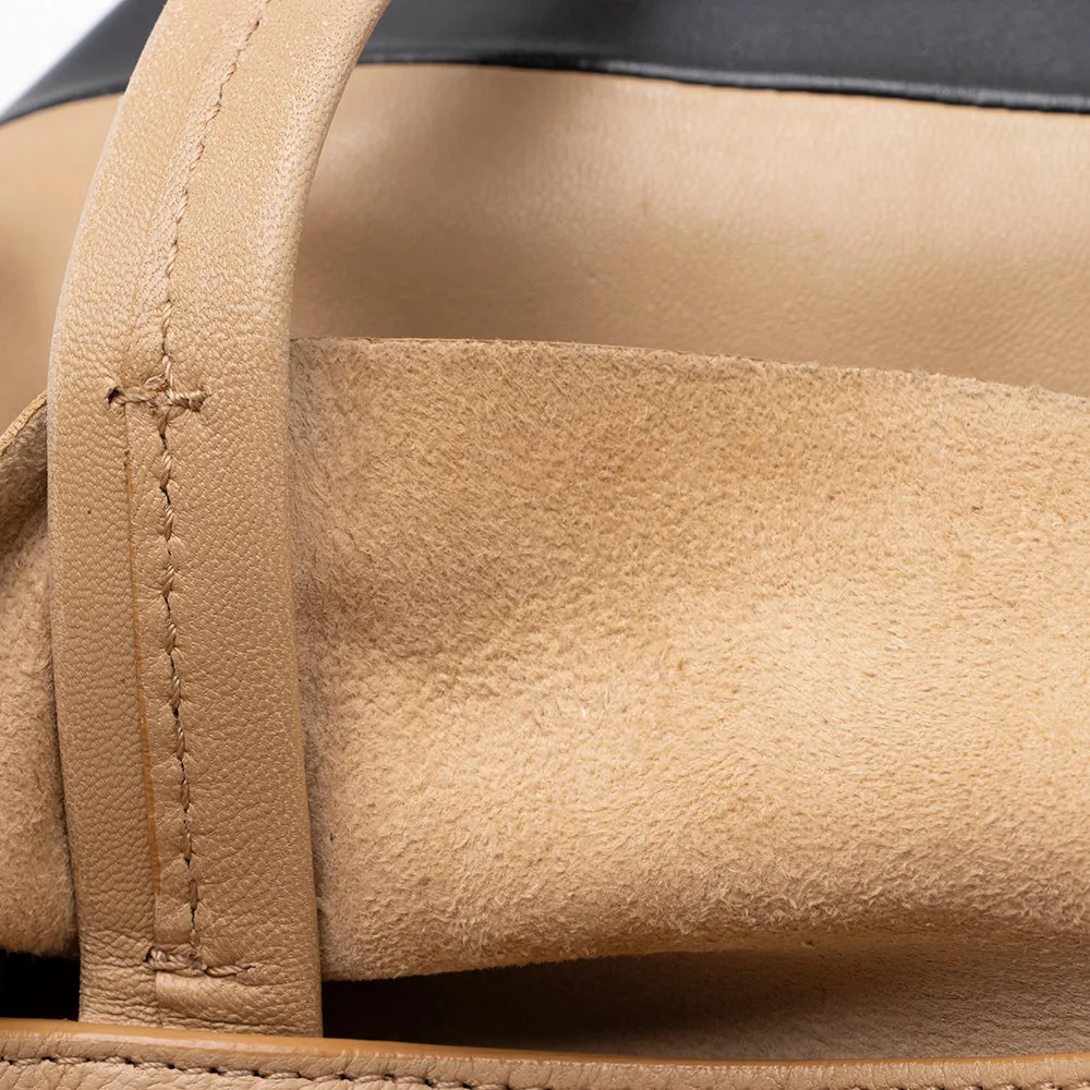 Celine Lambskin Bicolor Cabas Vertical Tote (SHF-15865)