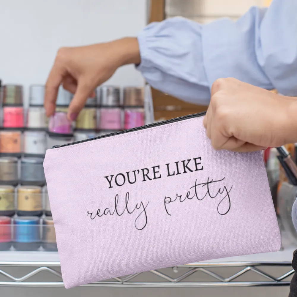 Chic Travel Makeup Pouch  Stylish, Multi-Purpose Organizer