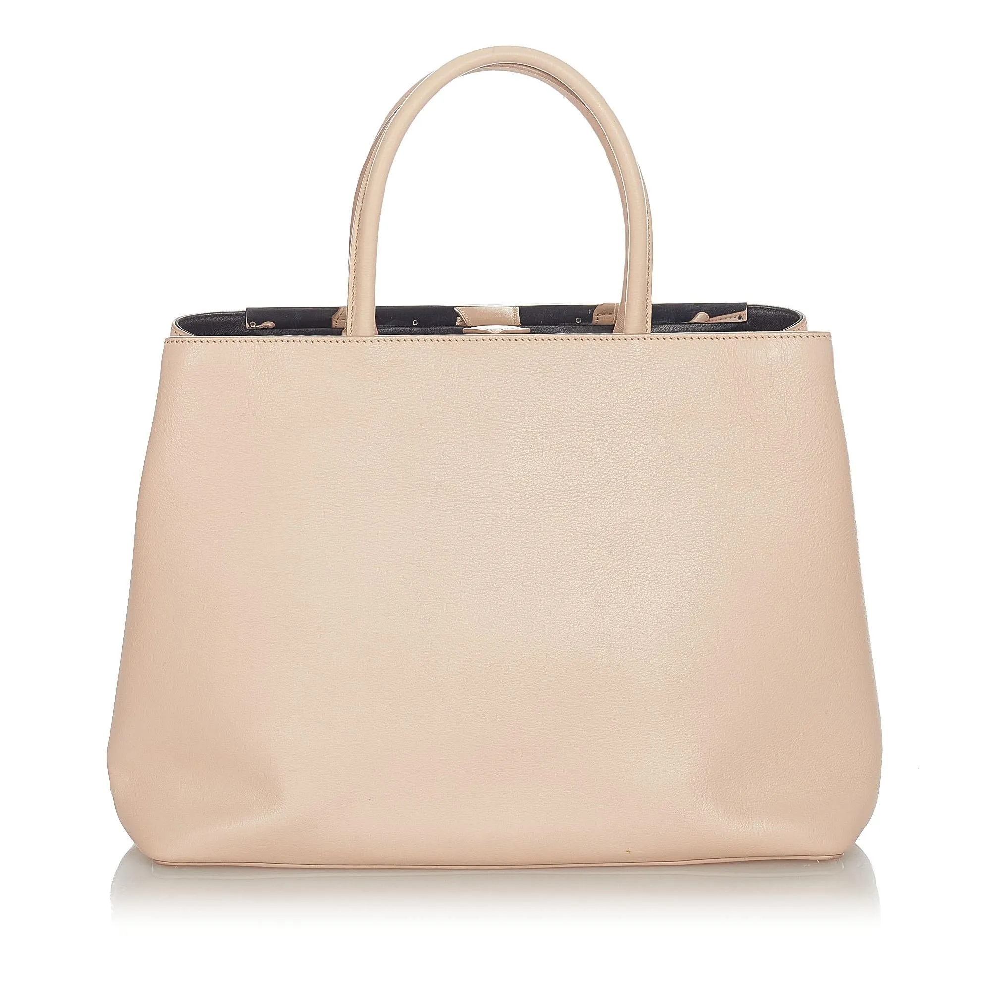 Fendi Medium 2Jours Leather Tote Bag (SHG-6QhRXM)