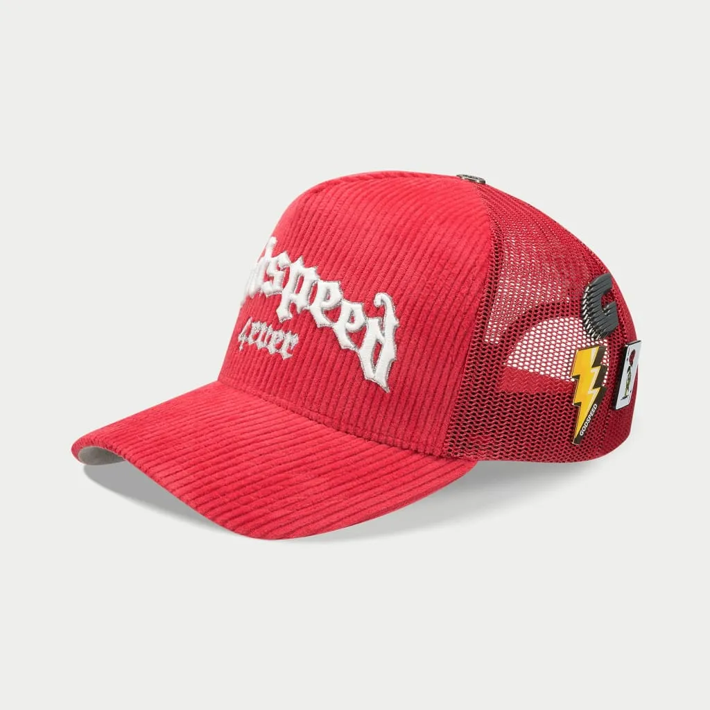 Gs Forever Trucker Hat (Rose Corduroy) - GSFTRKHTRSECD