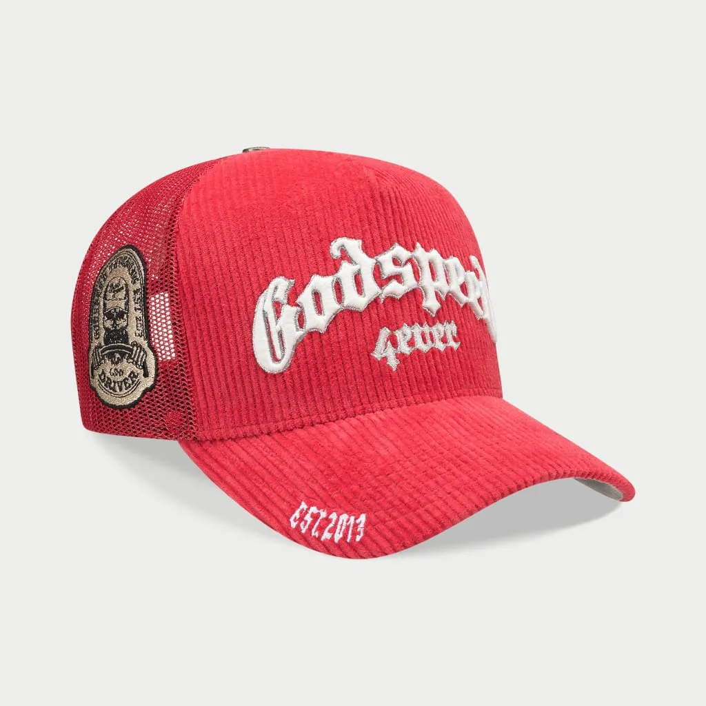 Gs Forever Trucker Hat (Rose Corduroy) - GSFTRKHTRSECD