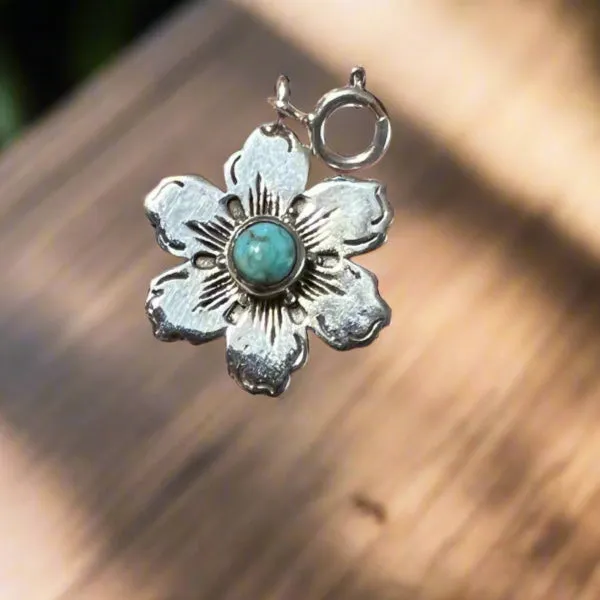 Hada Collection Sterling Silver Kingman Turquoise Charms - Assorted
