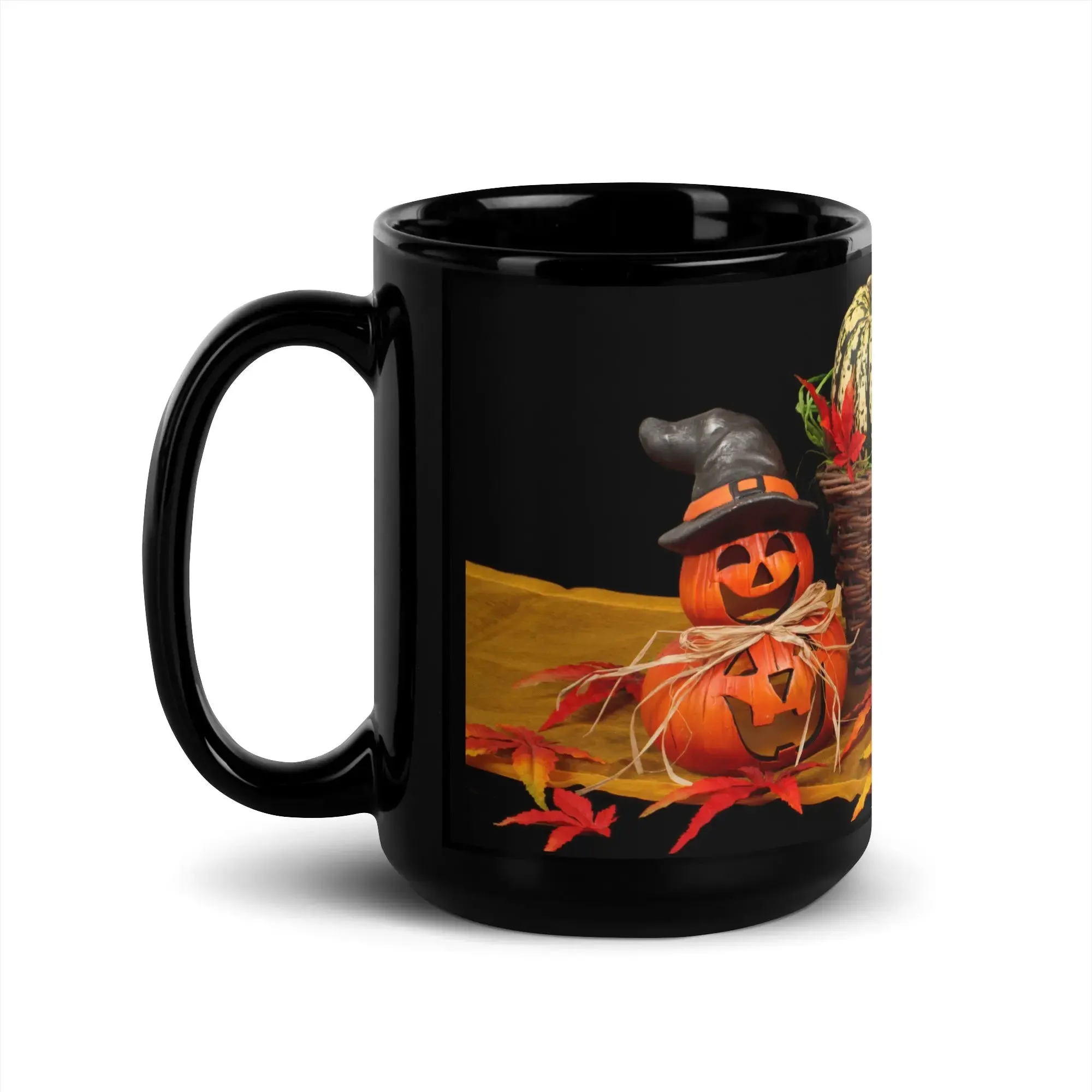 Halloween Collection - Black Glossy Mug