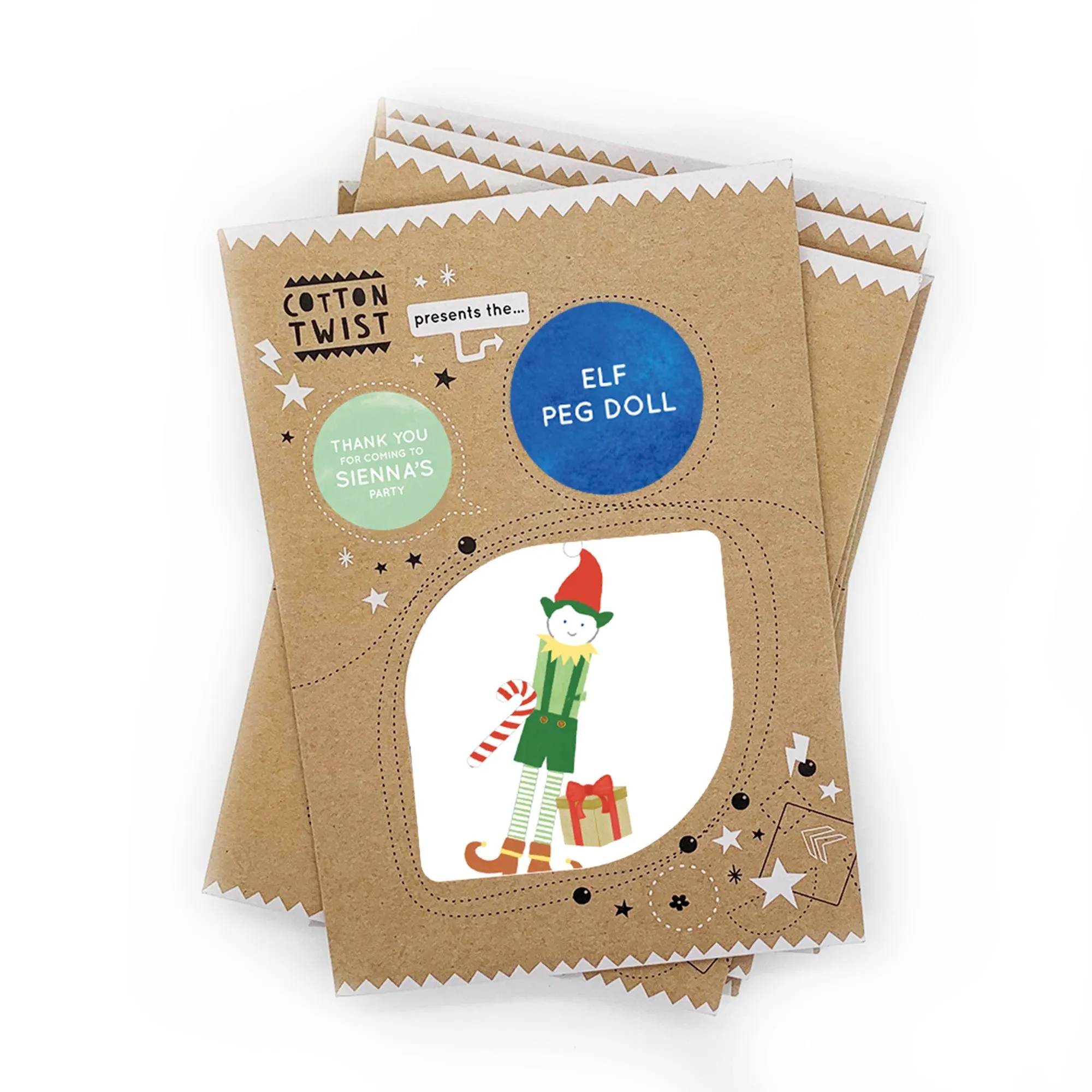 Make Your Own Elf Peg Doll by Cotton Twist - FINAL SALE
