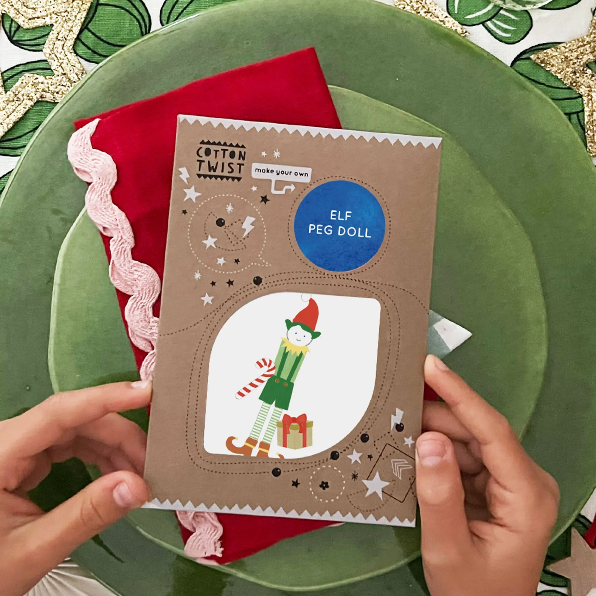 Make Your Own Elf Peg Doll by Cotton Twist - FINAL SALE