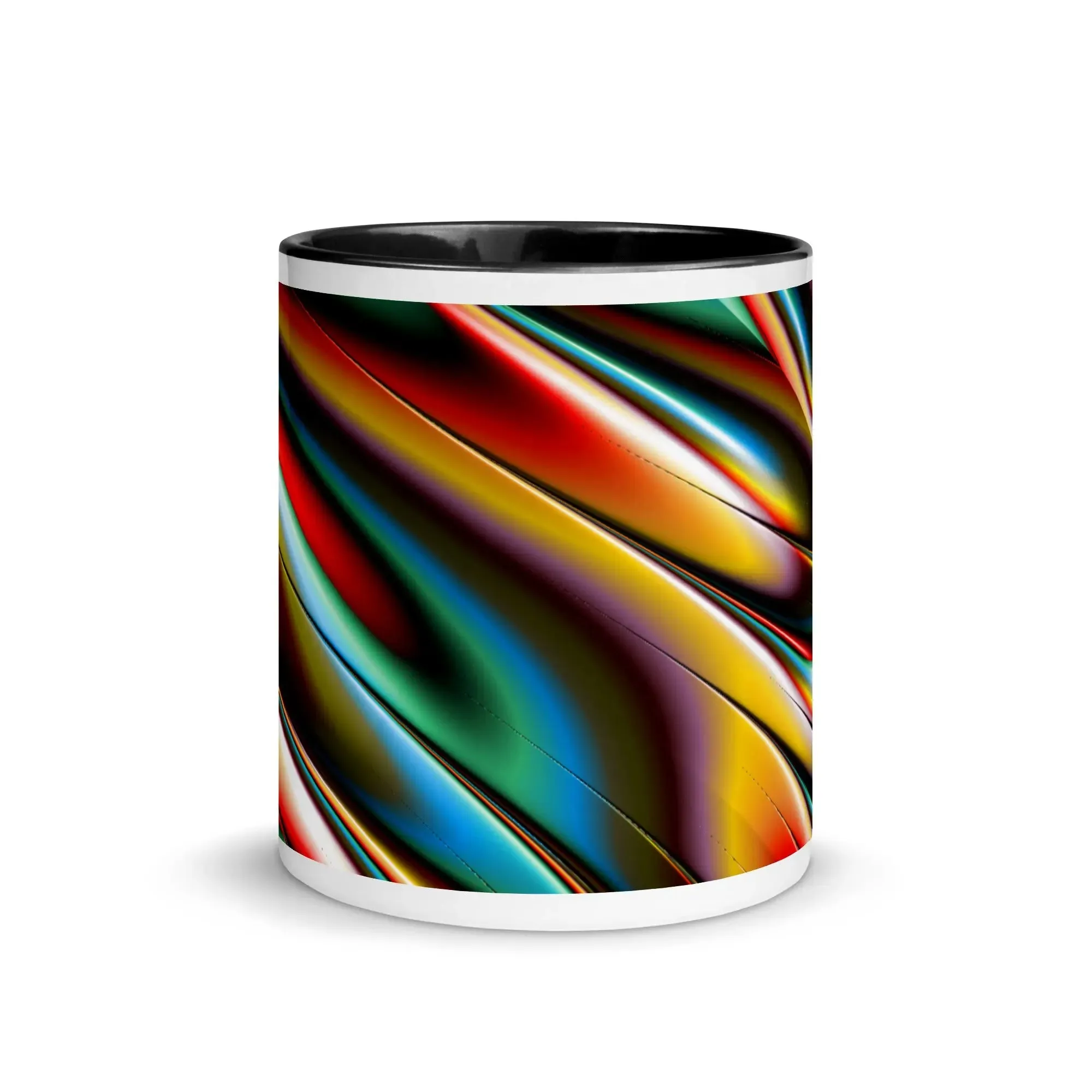 "Flame of Colors" Mug with Color Inside