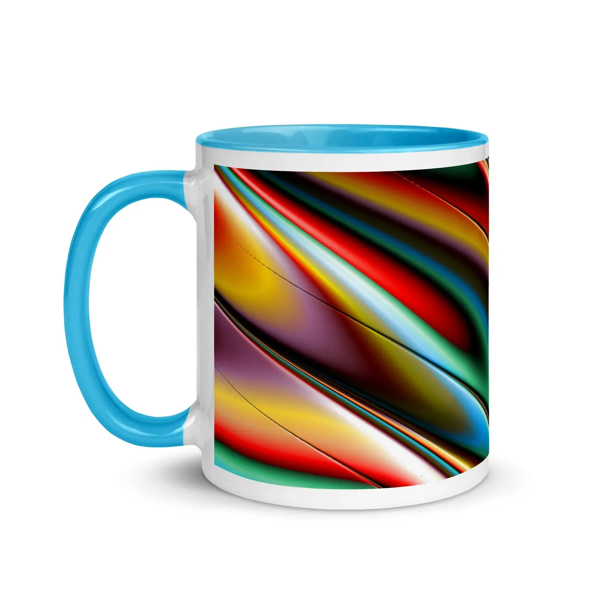 "Flame of Colors" Mug with Color Inside