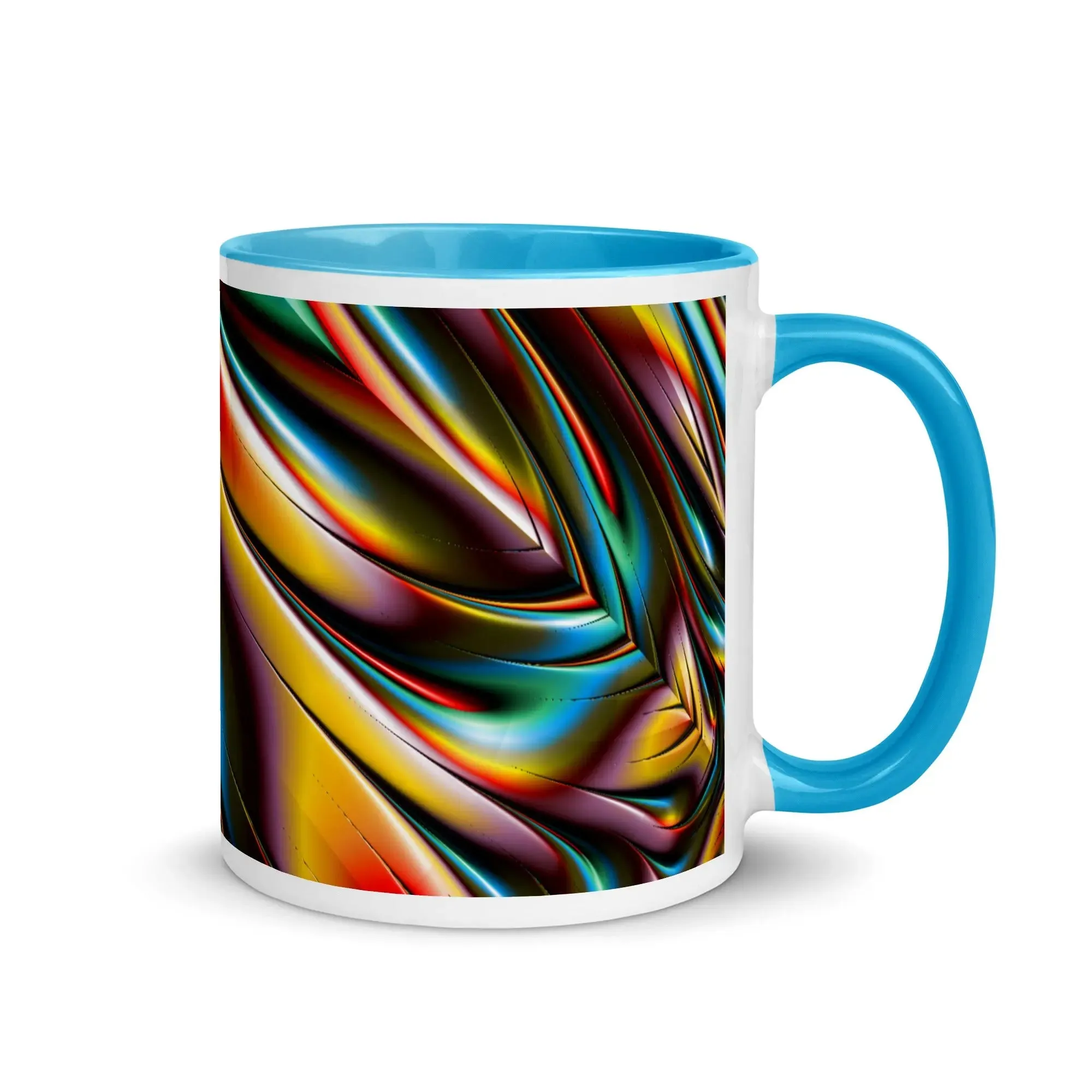 "Flame of Colors" Mug with Color Inside