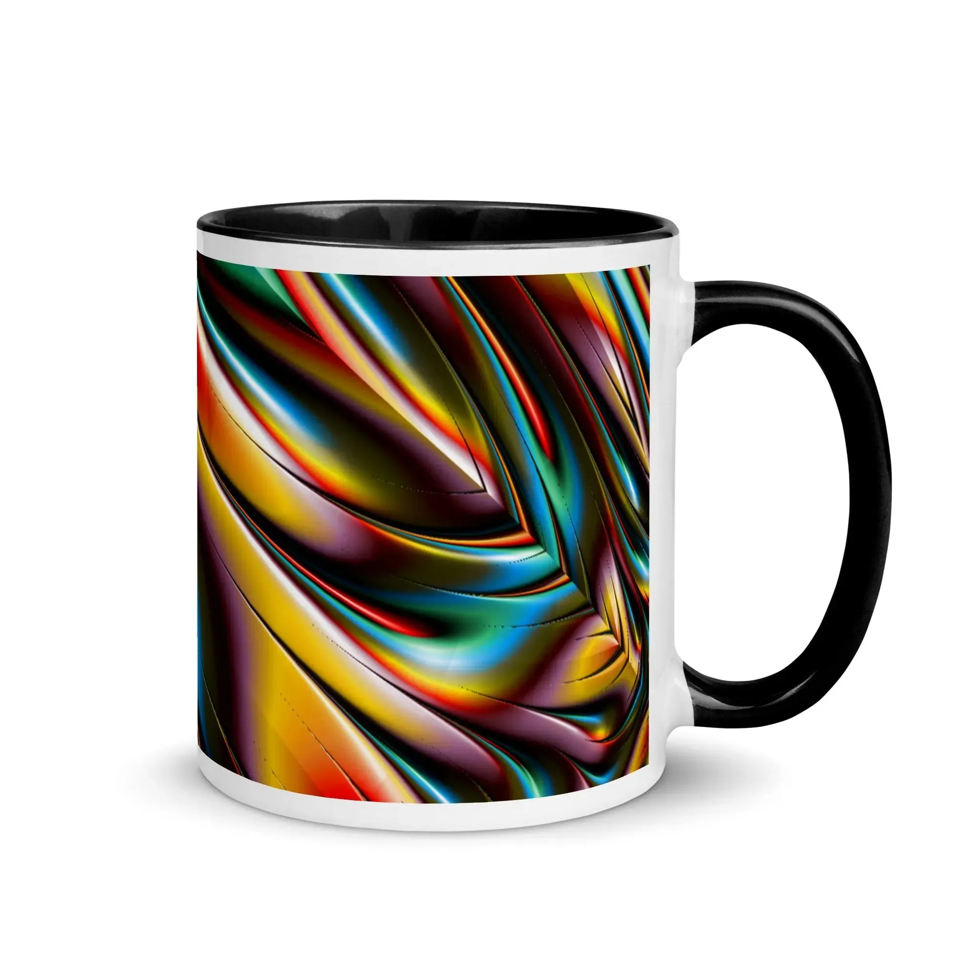 "Flame of Colors" Mug with Color Inside