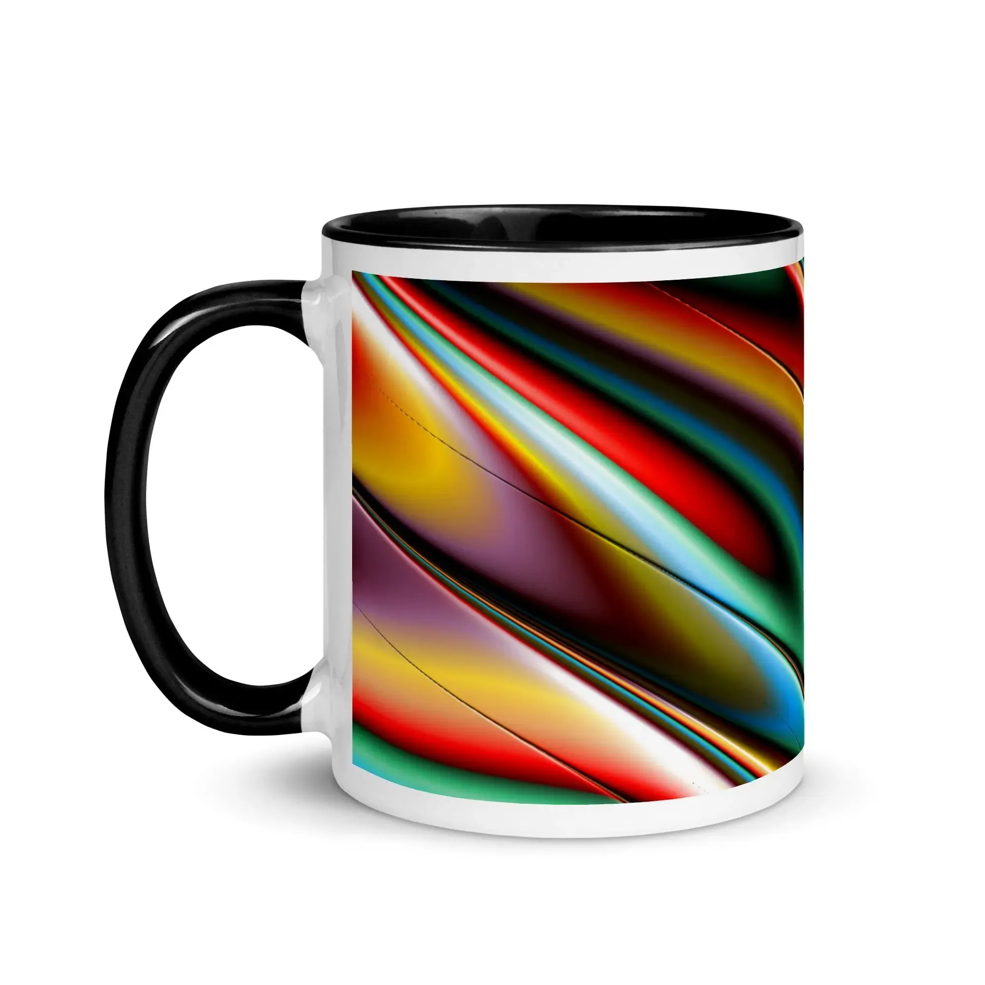 "Flame of Colors" Mug with Color Inside