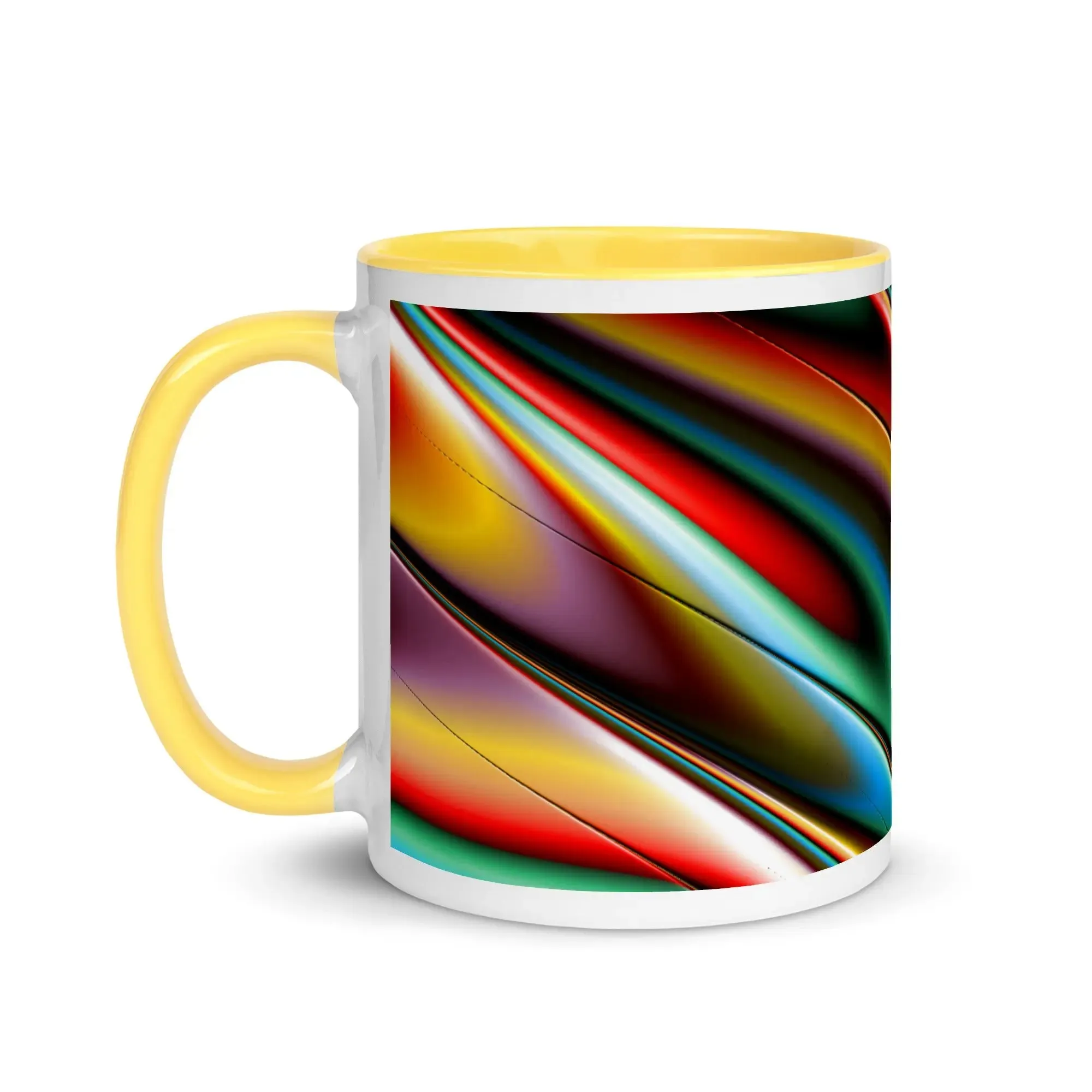 "Flame of Colors" Mug with Color Inside