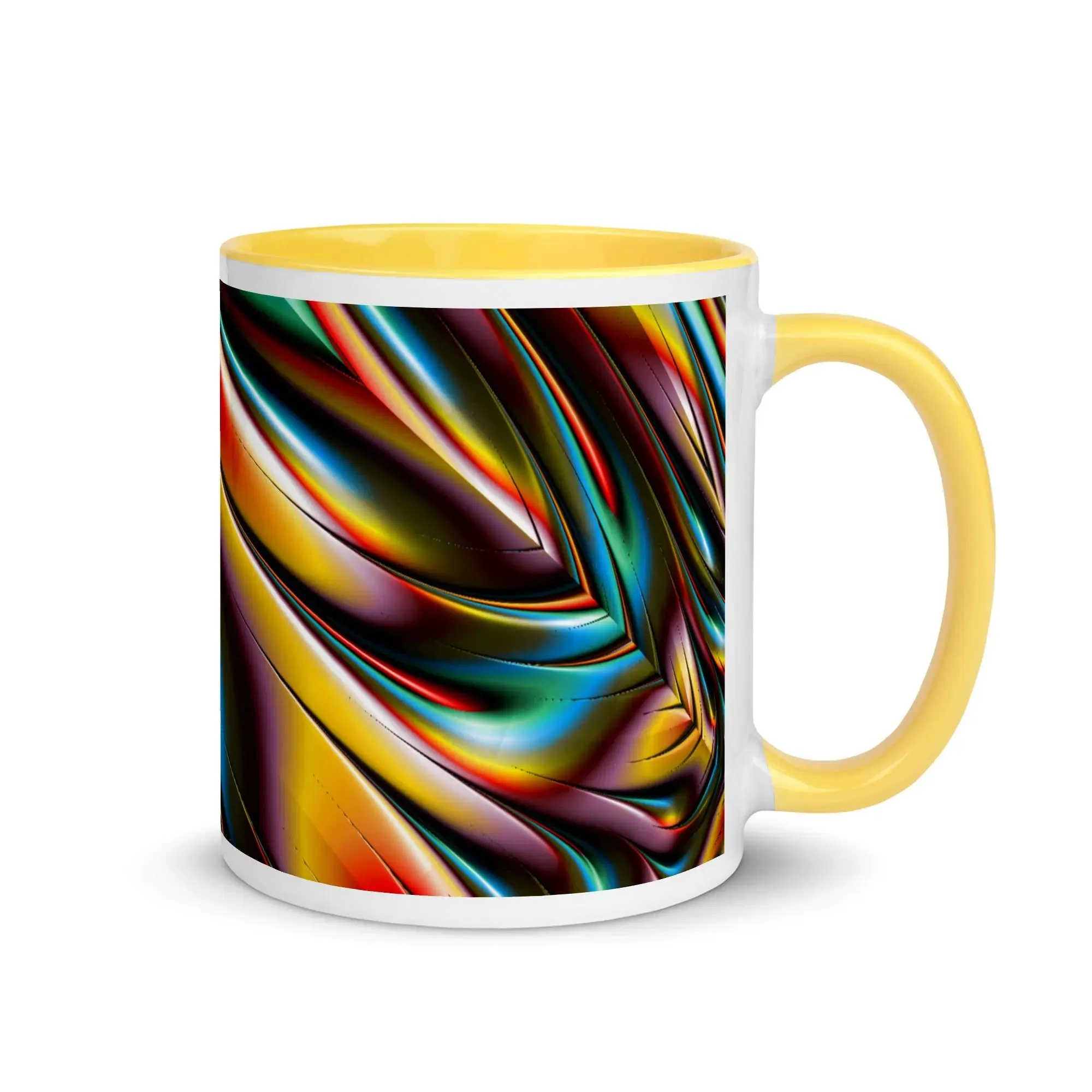 "Flame of Colors" Mug with Color Inside