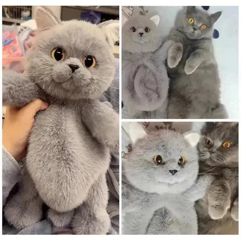 Realistic Live Cat Shaped Backpack