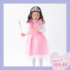 Rose Frill Dress With Accessories Set 2403OZ35