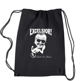 Stan Excelsior Rest In Peace RIP Lee Drawstring Backpack