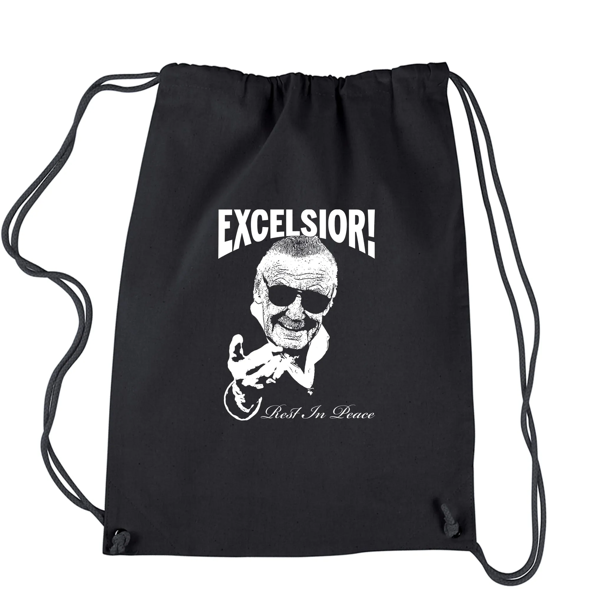 Stan Excelsior Rest In Peace RIP Lee Drawstring Backpack