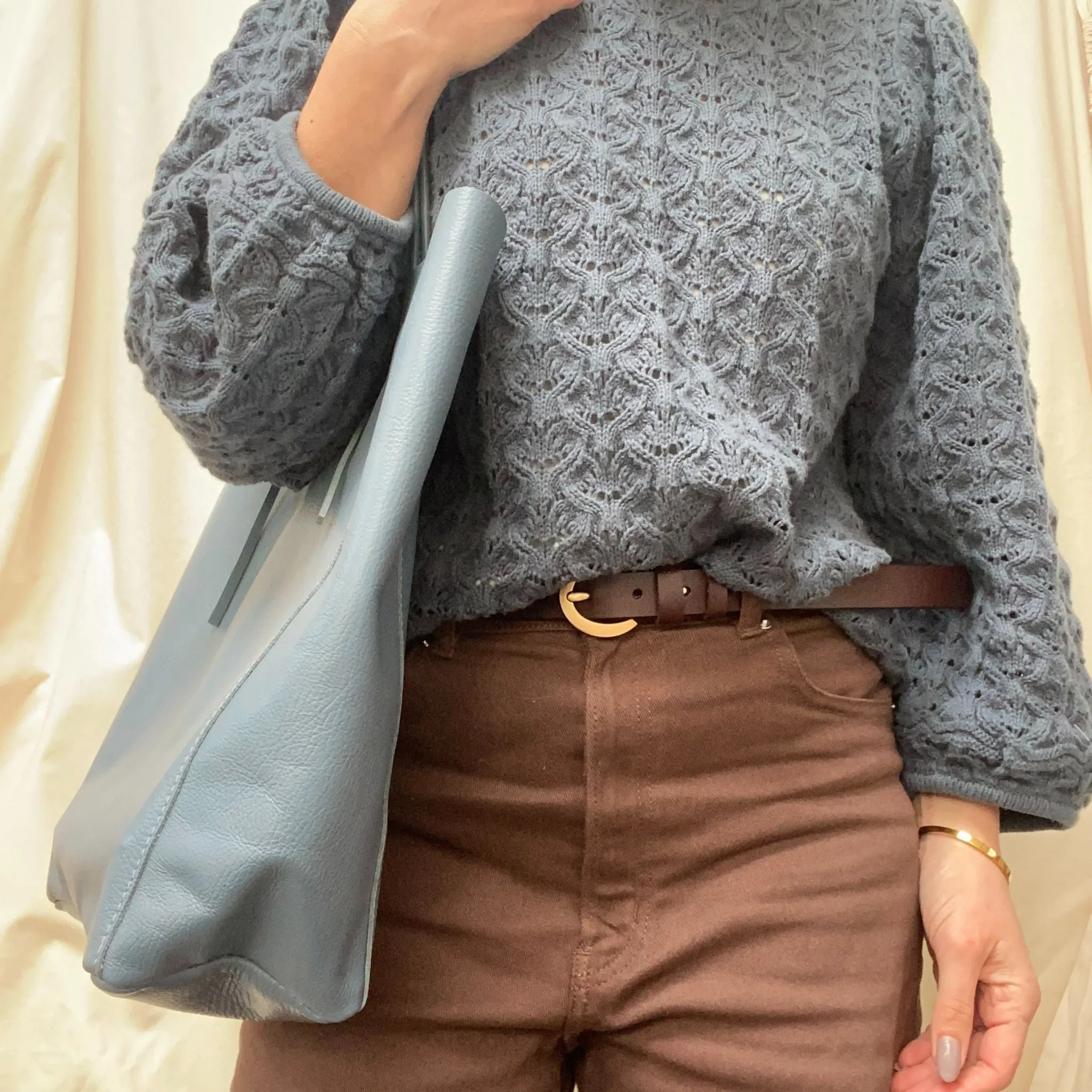 The Leather Shopper Bag