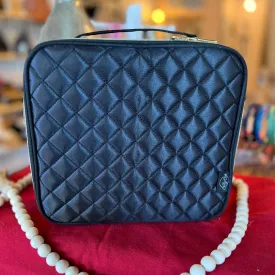 Ultimate Makeup Case in Black Quilt