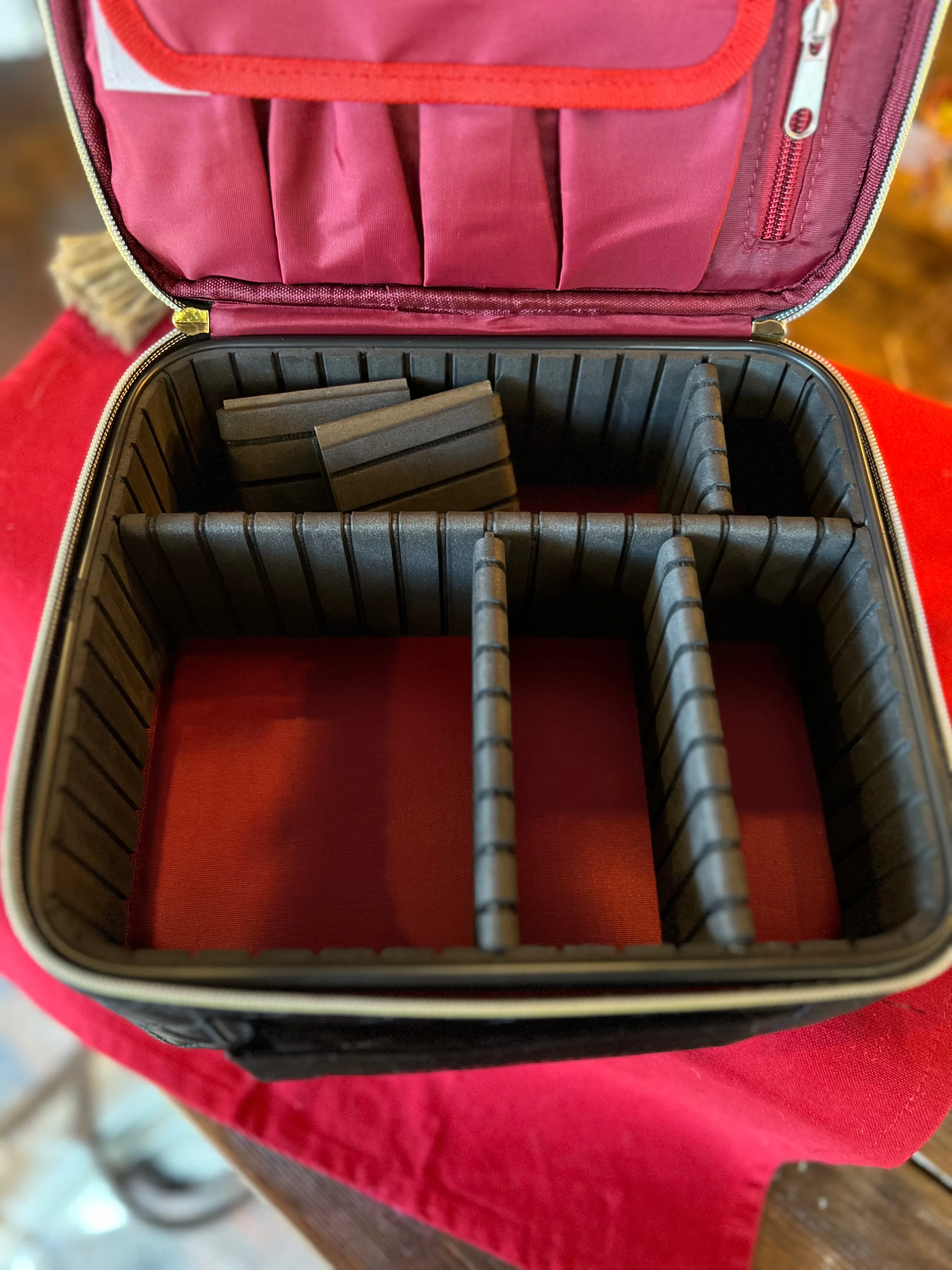 Ultimate Makeup Case in Black Quilt