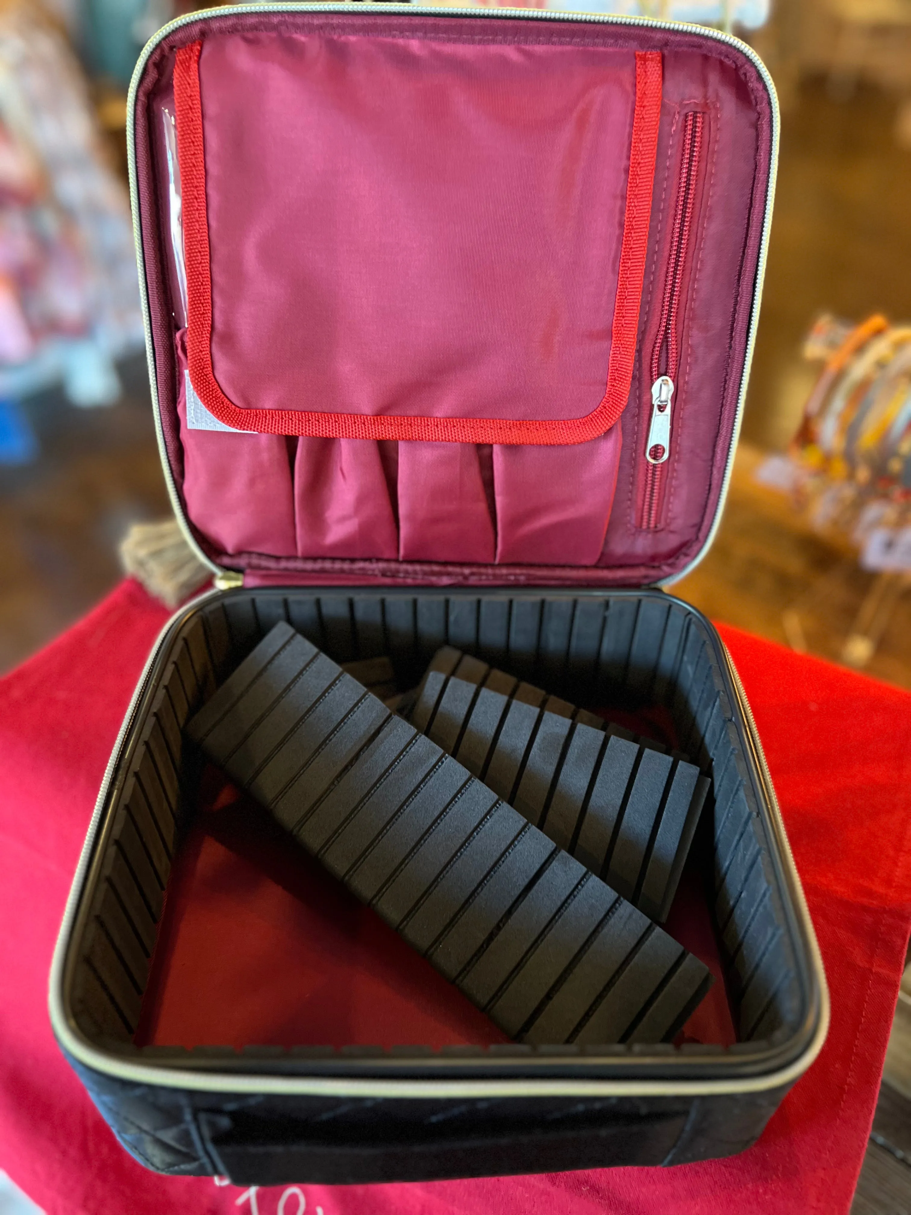 Ultimate Makeup Case in Black Quilt